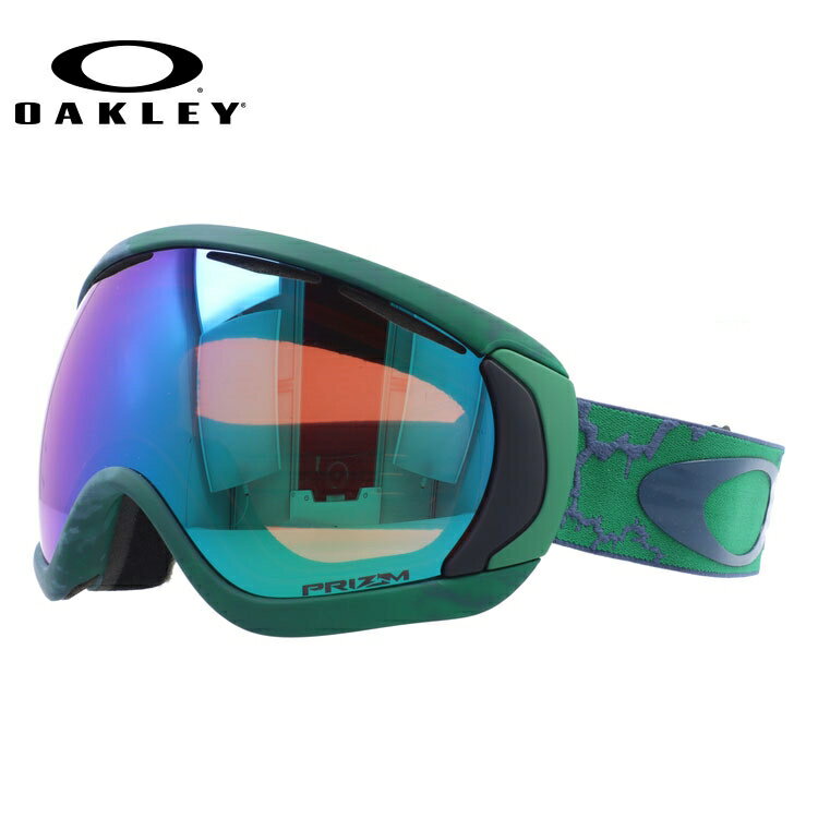 メガネ対応 スノーゴーグル オークリー ゴーグル OAKLEY 2016年-2017年モデル Canopy キャノピー OO7081-09 アジアンフィット Chemist Jade Green Prizm Jade Iridium スキー スノーボード プレゼント 記念日