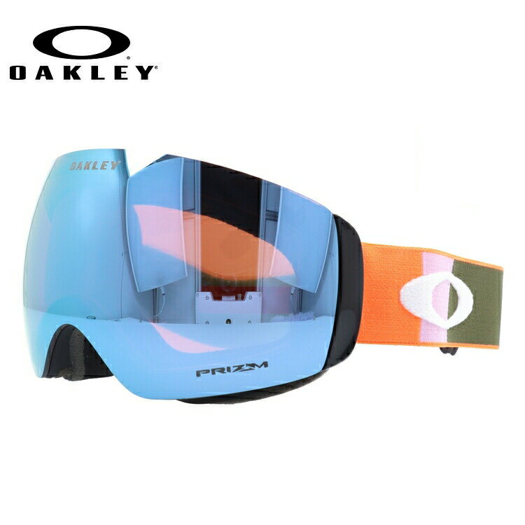 オークリー ゴーグル フライトデッキ XM（M） プリズム スタンダードフィット OAKLEY FLIGHT DECK XM（M） OO7064-B5 オレンジ 球面ダブルレンズ 眼鏡対応 曇り止め スポーツ スノーボード スキー 紫外線 UVカット 雪 冬 ブランド 記念日