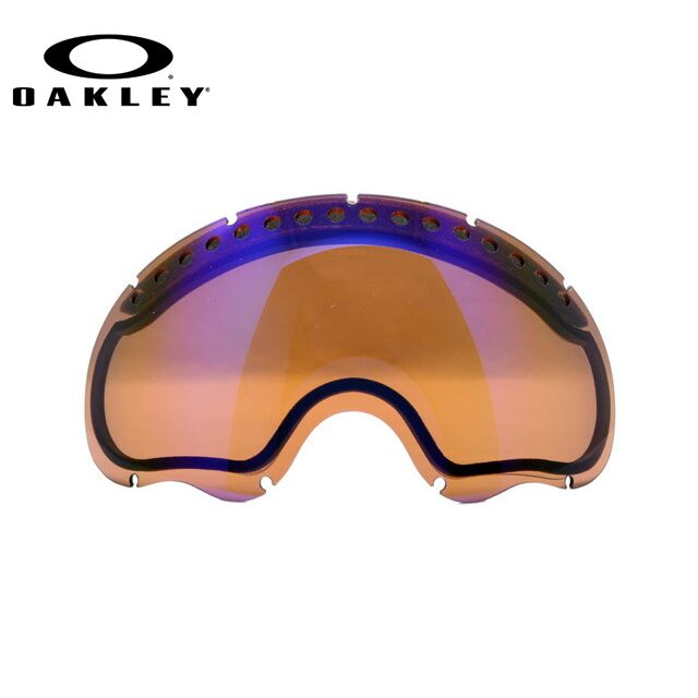 オークリー スノーゴーグル OAKLEY GOGGLE エーフレーム A FRAME 02-233 Blue Iridium REPLACEMENT LENS リプレイスメント レンズ 交換用 スキー スノーボード UV ミラー プレゼント 記念日