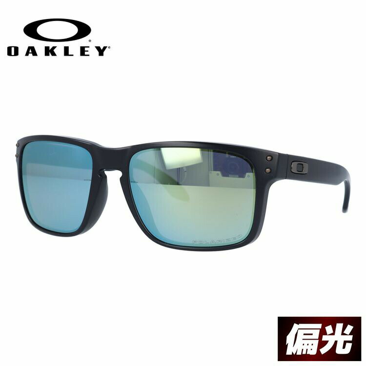 オークリー サングラス OAKLEY ホルブルック HOLBROOK OO9102-50 Matte Black/Emerald Iridium Polarized 偏光レンズ メンズ レディース オークレー UVカット レギュラーフィット ミラーレンズ