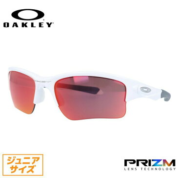 【子供用サングラス】オークリー 野球 サングラス OAKLEY クォータージャケット キッズ ジュニア QUARTER JACKET oo9200-09 61 プリズムフィールド Polished White/Prizm Field プリズムレンズ スポーツ オークレー UVカット レギュラーフィット ミラーレンズ