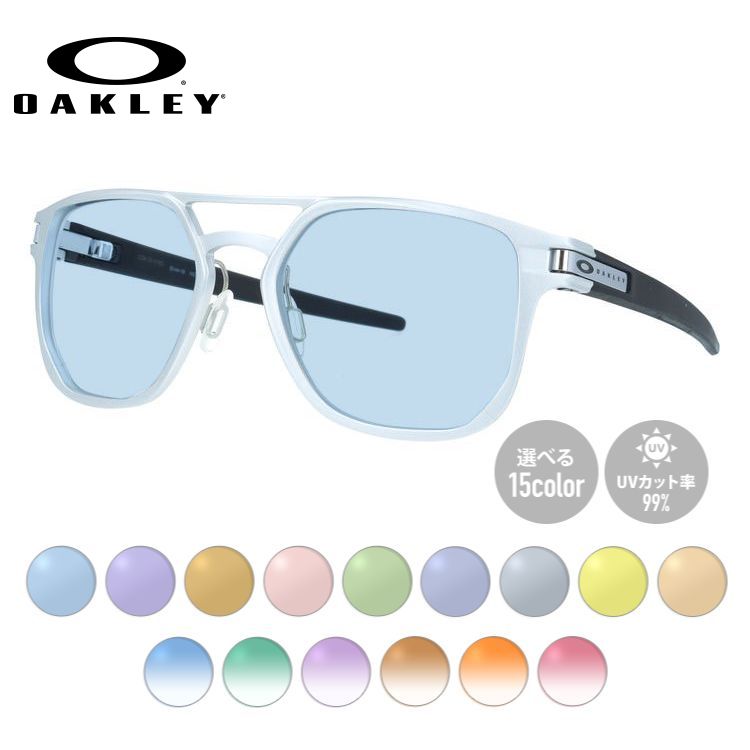 【選べるレンズ15色】オークリー 偏光 サングラス ラッチアルファ プリズム OAKLEY LATCH ALPHA OO4128-0153 53サイズ ヘキサゴン(ダブルブリッジ) 釣り ドライブ メンズ レディース モデル ラッピング無料 【海外正規品】