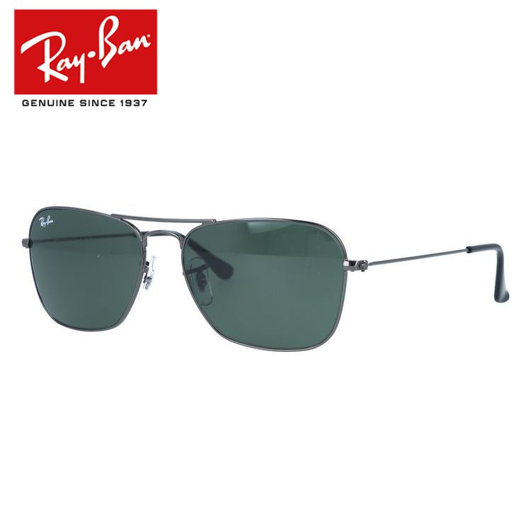 ブランドRay-Ban（レイバン）品目サングラス型番CARAVAN キャラバンRB3136 004 55サイズフィッティング調整可能ノーズパッド（クリングス）シェイプスクエアカラーリム：ガンメタル （艶あり）テンプル:ガンメタル （艶あり）...