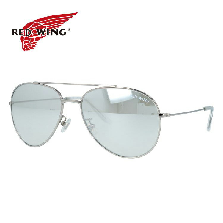 レッドウィング サングラス ミラーレンズ RED WING RW-001 3 57サイズ ティアドロップ型 ユニセックス メンズ レディース