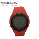 【訳あり】【国内正規品】ソーラス SOLUS 腕時計 01-300-04 レッド メンズ レディース スポーツ ダイエット エクササイズ 【1年保証付き】 プレ...