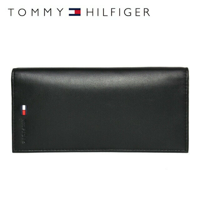 【訳あり】トミーヒルフィガー 財布 TOMMY HILFIGER 長財布 31TL19X015-001 （0092-5473/01） ブラック （小銭入れ有） 財布 ウォレット レザー（本革） トミー シンプル ワケあり 難あり 男性 夫 彼氏 息子 ビジネス 新社会人 ギフト プレゼント プレゼント