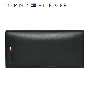 トミーヒルフィガー 財布 TOMMY HILFIGER 長財布 31TL19X015-001 （0092-5473/01） ブラック 小銭入れ有 財布 ウォレット レザー 革 メンズ 夫 彼氏 息子 新社会人 フレッシャーズ 新生活 ビジネス 通勤 男性 シンプル 新社会人 ギフト プレゼント 記念日