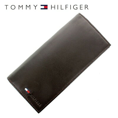 【訳あり】トミーヒルフィガー 財布 TOMMY HILFIGER 長財布 31TL19X015-200 (0092-5473/02) ブラウン(ビターチョコレート) 小銭入れ有 財布 ウォレット レザー 革 トミー シンプル ワケあり 難あり 男性 夫 彼氏 息子 新社会人 ビジネス 新社会人 ギフト