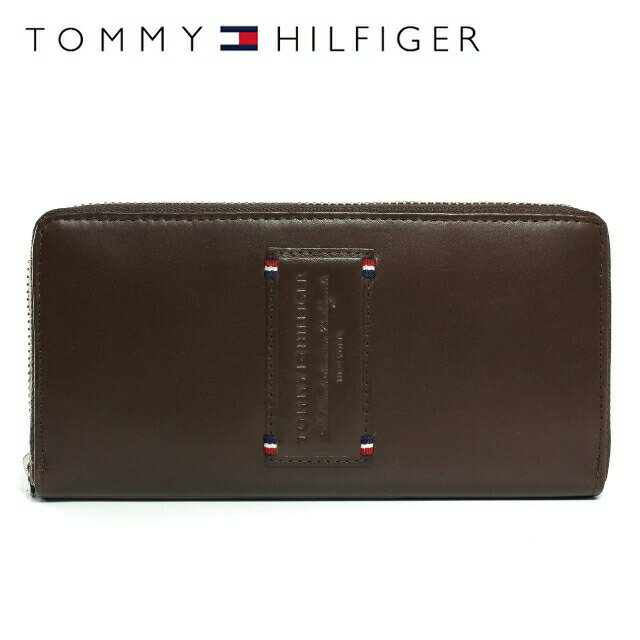 【訳あり】トミーヒルフィガー 財布 TOMMY HILFIGER 長財布 31TL13X024-200 （0091-5844/02） ブラウン 小銭入れ有 財布 ウォレット レザー（本革） トミー シンプル ワケあり 難あり 男性 夫 彼氏 息子 ビジネス 新社会人 ギフト プレゼント プレゼント 敬老の日