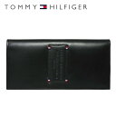 【訳あり】トミーヒルフィガー 財布 TOMMY HILFIGER 長財布 31TL19X017-001（0092-5640/01） ブラック 小銭入れ有 財布 ウォレット レザー（本革） トミー シンプル メンズ 男性 夫 彼氏 息子 フレッシャーズ ビジネス 新社会人 ギフト プレゼント プレゼント