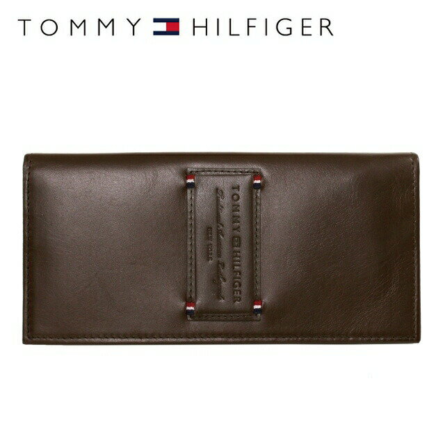 【訳あり】トミーヒルフィガー 財布 TOMMY HILFIGER 長財布 31TL19X017-200 （0092-5640/02） ブラウン 小銭入れ有 財布 ウォレット レザー（本革） トミー シンプル ワケあり 難あり 男性 夫 彼氏 息子 ビジネス 新社会人 ギフト プレゼント プレゼント 敬老の日