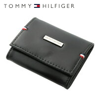 トミーヒルフィガー 財布 TOMMY HILFIGER コインパース コインケース 小銭入れ 31TL25X025-001（0096-5321/01） ブラック 財布 ウォレット サイフ レザー（革） トミー シンプル メンズ 男性 夫 彼氏 息子 新社会人 フレッシャーズ 新生活 ビジネス 通勤 通学 プレゼント