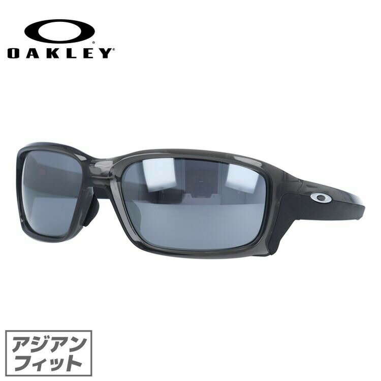 オークリー OAKLEY サングラス ストレートリンク OO9336-01 61 グレースモーク アジアンフィット STRAIGHTLINK ミラーレンズ メンズ レディース スポーツ 【海外正規品】【BLACK IRIDIUM】