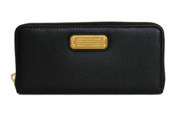 【訳あり】マークバイマークジェイコブス 財布 MARC BY MARC JACOBS 長財布 MBMJ M0005696 （M0005350） 001 Black ブラック New Q Slim Zip Around Color 001 レディース