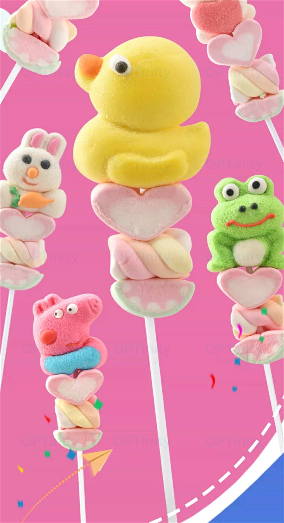 癒し系のお菓子【36本セット】新出荷 人気グミ マシュマロ ロングマシュマロ串 Youtube insで話題 人気菓子 お菓子 35g/本 可愛い ぐみセット ソフトグミ キャンディ 洋菓子 個包装 子供 小学生 女子 おもしろ こどもの日 クリスマスプレゼント 子供の日 母の日 贈り物 optinity-10002211 OPTInity 楽天市場店 サンプル画像3