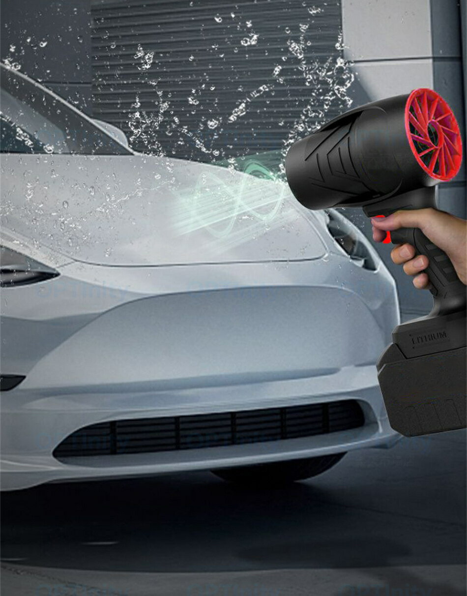 除雪/洗車 ミニジェットファン ハイパワー 電動送風機 ブロワー 洗車 ブロワー エ...