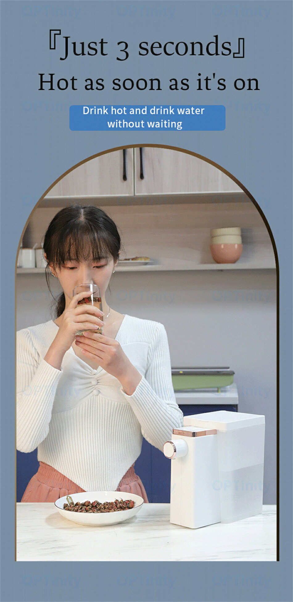 1.6L水タンク付き ウォーターサーバー 卓上...の紹介画像2