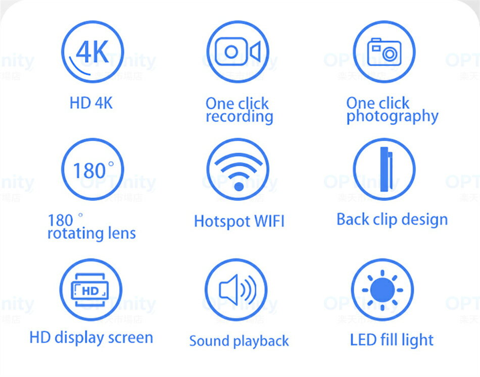 ���� ��������� Ĺ����Ͽ�� 4K���� ��󥿥å�Ͽ�� ���� ���� ����å��դ� ����ñ 180���ž��� wifi��³ Facebook Ins���б� VLOG����� YouTube����� Web����� ���ƥ���� ���� Vlog���� Type-C���ż� ��ž�֥�������դ� ��ư��