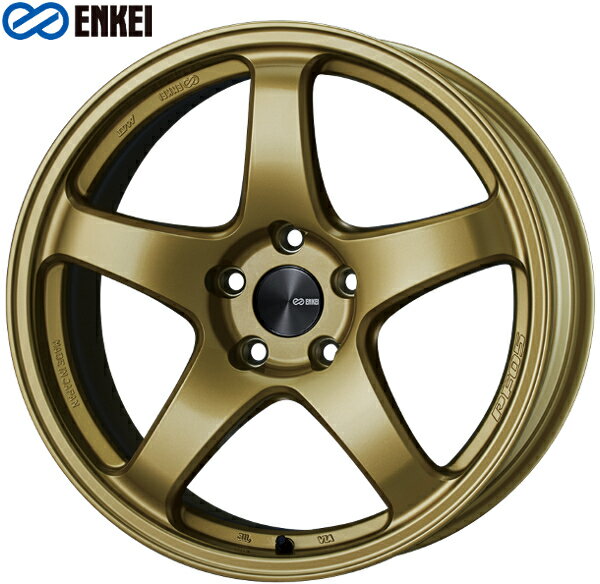 エンケイ パフォーマンス ライン PF05 アルミホイール 17×7.5J 5/100 +45 ゴールド 離島・沖縄配送不可