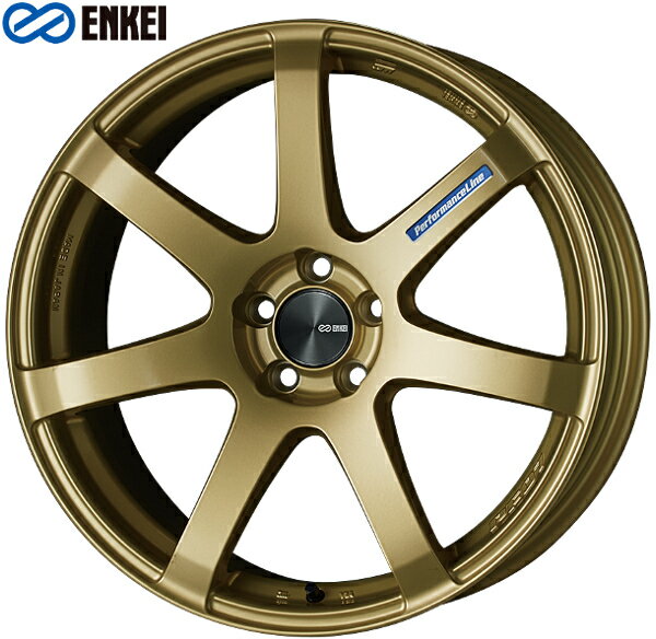 エンケイ パフォーマンス ライン PF07 アルミホイール 16×5.0J 4/100 +45 ゴールド 離島・沖縄配送不可