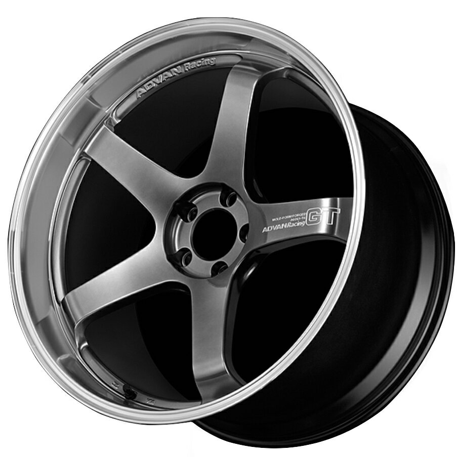 ヨコハマ アドバン レーシング GTプレミアム アルミホイール 19×9.5J 5/114.3 +30 マシニング&レーシングハイパーブラック V4910 離島・沖縄配送不可