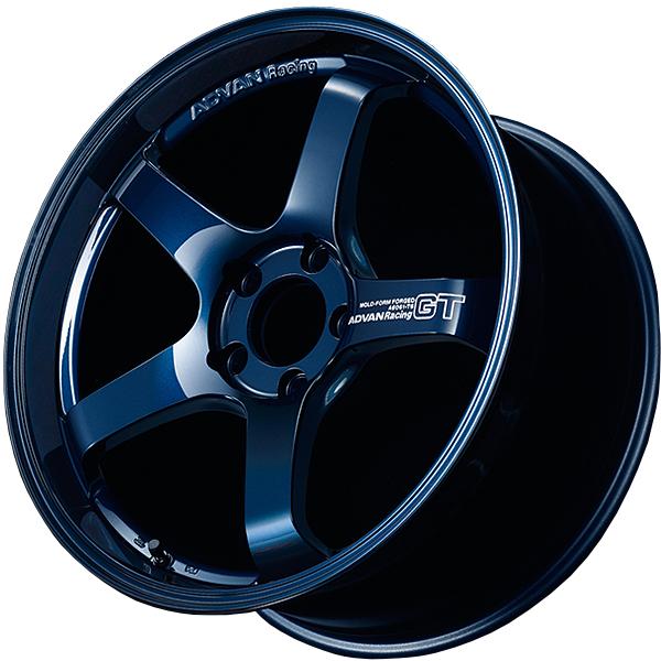 ヨコハマ アドバン レーシング GTプレミアム アルミホイール 19×9.0J　5/120　+20 レーシングチタニウムブルー V2045 離島・沖縄配送不可