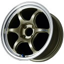 ヨコハマ アドバン レーシング RG-D2 RGD2 アルミホイール 17×7.0J　4/100　+42 M14 マシニング＆シャンパンゴールド V2865 離島・沖縄配送不可