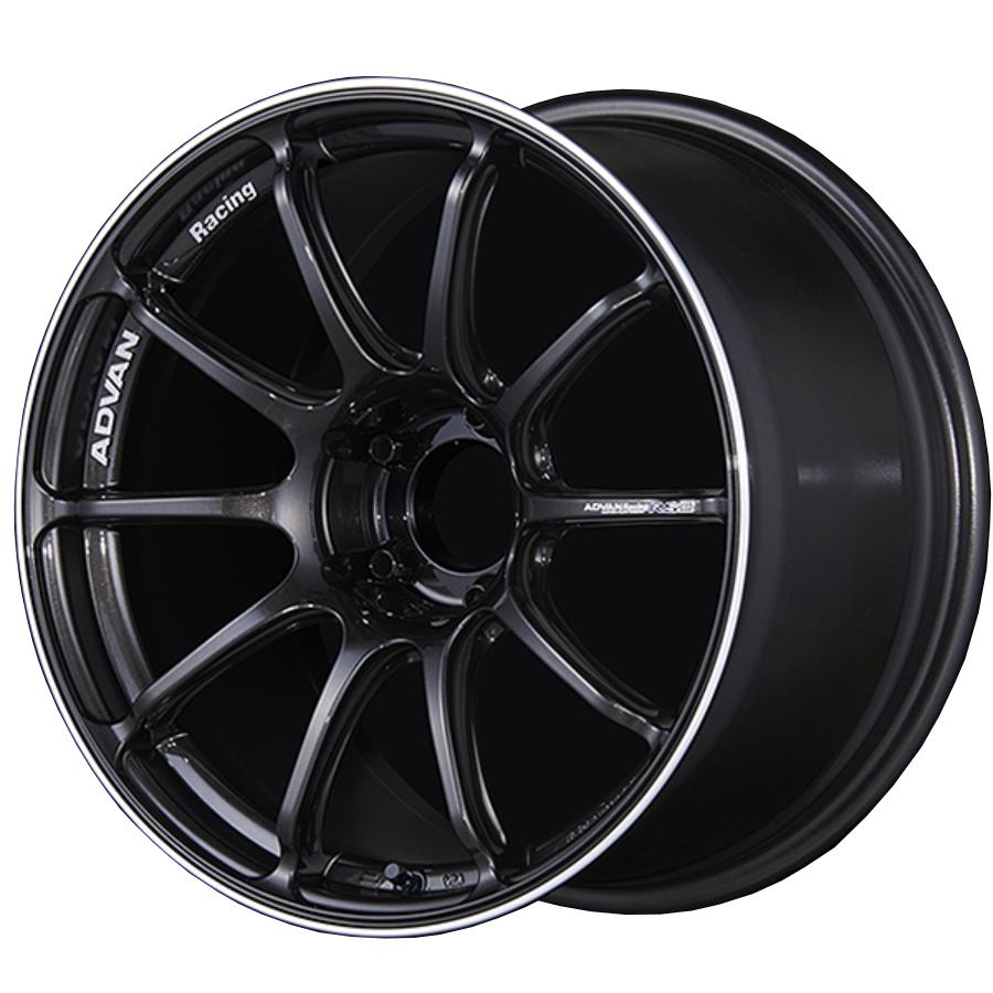 ヨコハマ アドバン レーシング RS3 アルミホイール 18×8.5J 5/114.3 45 ブラックガンメタリック リング V3757離島 沖縄配送不可