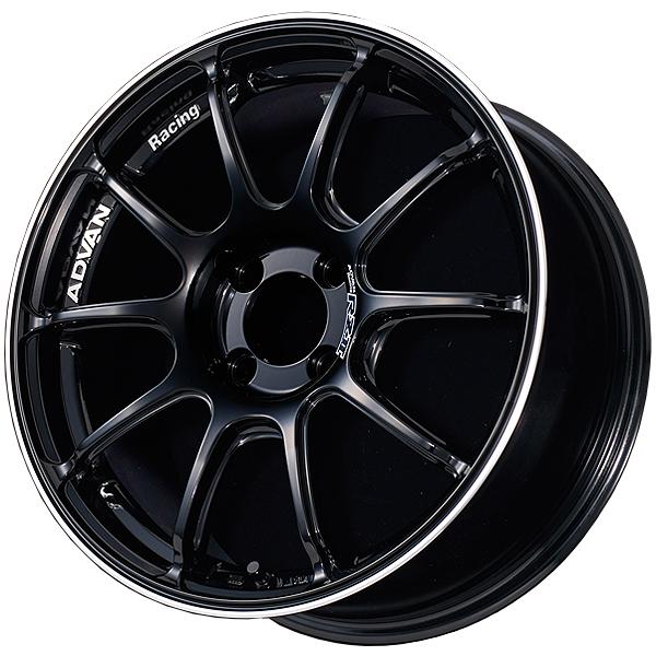 ヨコハマ アドバン レーシング RZ2 RZIIV3584 輸入車用アルミホイール 16×6.5J　4/100　+35 M14 レーシンググロスブラック&リング V3584 離島・沖縄配送不可