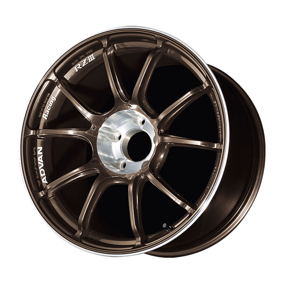 アドバンレーシング RZ3 アルミホイール 18×8.0J 5/114.3 +44 アンバーブロンズメタリック&ダイヤモンドカット（UBC） V6849