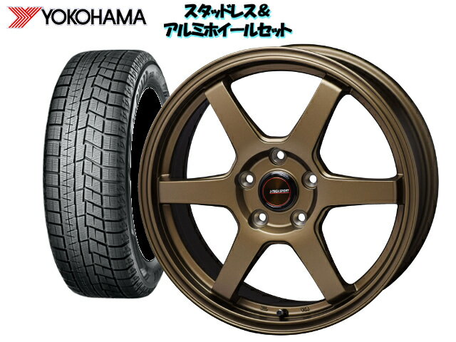 ヨコハマ スタッドレス アイスガード シックス IG60 155/65R13 R2794 & J-TECH S6-BR 13×4.0 100/4H + 43 ホンダ ライフダンク JB3 / JB4 2000/12〜2003 離島・沖縄配送不可