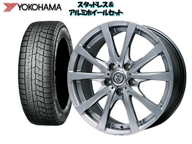 ヨコハマ スタッドレス アイスガード シックス IG60 155/65R14 R2755 & TRG-Barn-FlashGray14×4.5J 100/4H + 45 ダイハツ ミラ イース LA350S 17/05〜 離島・沖縄配送不可