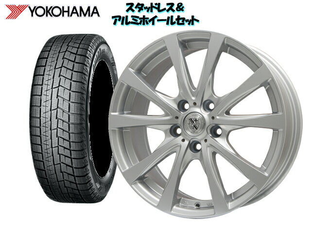 ヨコハマ スタッドレス アイスガード シックス IG60 215/55R17 R2768 & TRG-Barn-silber17×7.0J 114.3/5H + 50 ニッサン ジューク F15 10/06〜 離島・沖縄配送不可