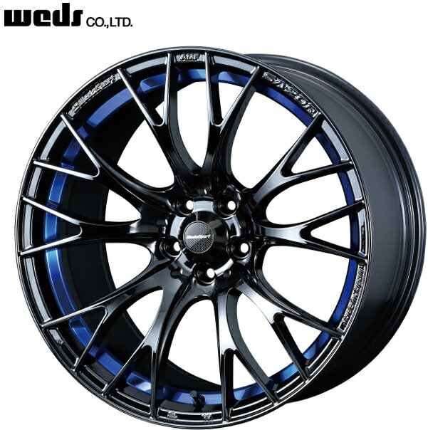 ウェッズ ウェッズスポーツ SA20R SA-20R アルミホイール 18×7.5J　5/114.3　+35 ブルーライトクローム2 離島・沖縄配送不可