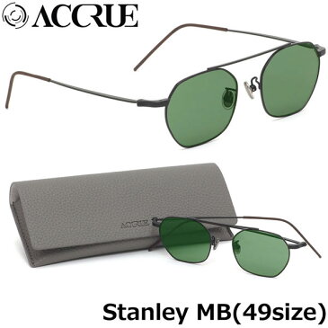 アクル ACCRUE サングラス Stanley MB 49サイズ ACCRUE アクル accrue スタンレー stanley サングラス ヘキサゴンシェイプ メンズ レディース