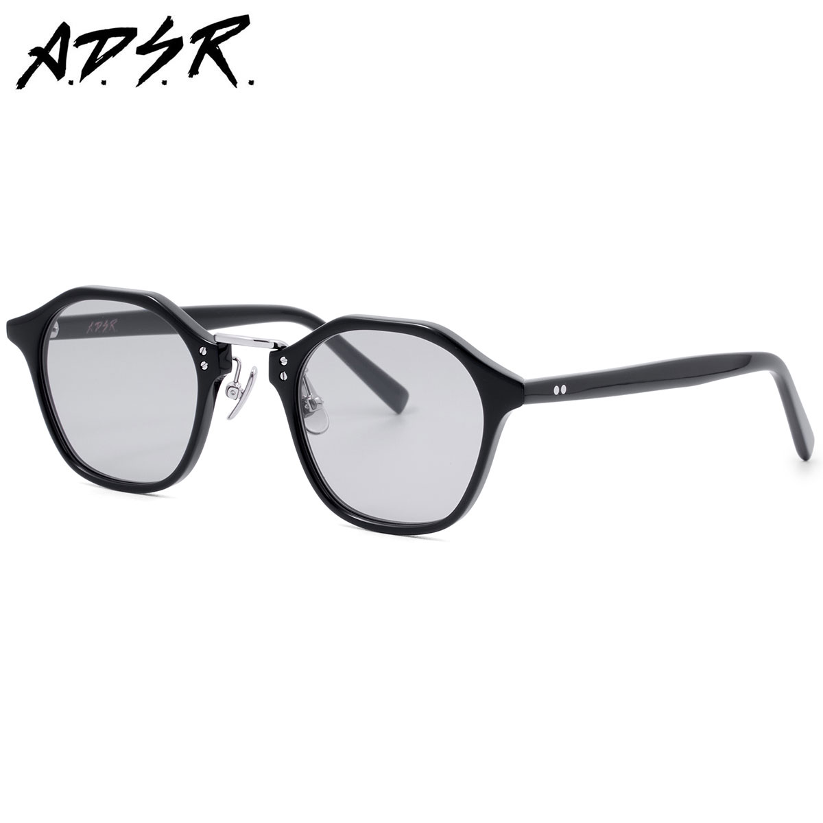 A.D.S.R. SATCHMO2 01A 47 サングラス エーディーエスアール ADSR サッチモII クラウンパント SATCHMO II ブラック 黒 メンズ レディース 20252ND