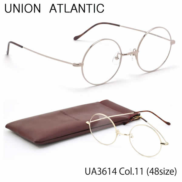 ユニオンアトランティック UNION ATLANTIC メガネ UA3614 11 48サイズ 日本製 丸メガネ AMIPARIS UNIONATLANTIC メンズ レディース