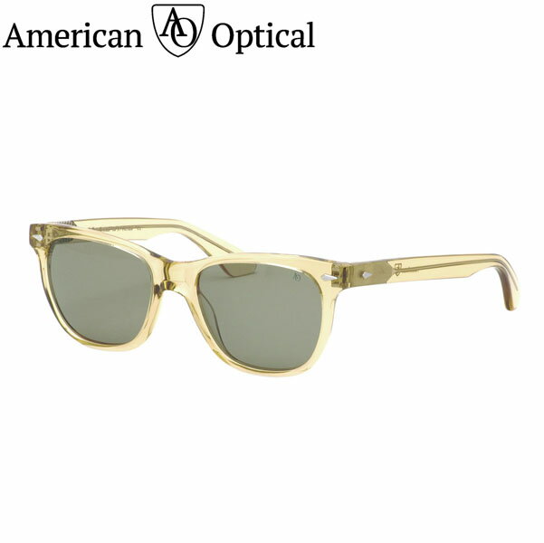 楽天電脳眼鏡アメリカンオプティカル Saratoga YellowCrystal 52 サングラス American Optical AO サラトガ 復刻 クリア トランスパレント メンズ レディース