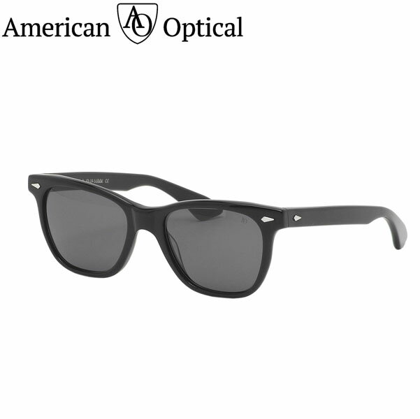 楽天電脳眼鏡アメリカンオプティカル Saratoga Black 52 サングラス American Optical AO サラトガ 復刻 黒 メンズ レディース