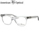 アメリカンオプティカル Saratoga-F グレークリスタル C5 52 メガネ American Optical AO サラトガ 復刻 メンズ レディース