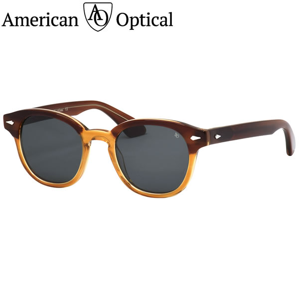 楽天電脳眼鏡アメリカンオプティカル Times C1 47 サングラス American Optical AO タイムス タイムズ クリアブラウン メンズ レディース