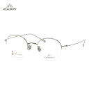 アクアリバティ AQ22535 SI 47 メガネ AQUALIBERTY チタニウム ハーフリム 日本製 国産 メイドインジャパン MADE IN JAPAN...