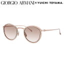 GIORGIO ARMANI AR6148T 335413 46 サングラス ジョルジオアルマーニ made in Japan 日本製 YUICHI TOYAMA 外山雄一 トヤマユウイチ メンズ レディース