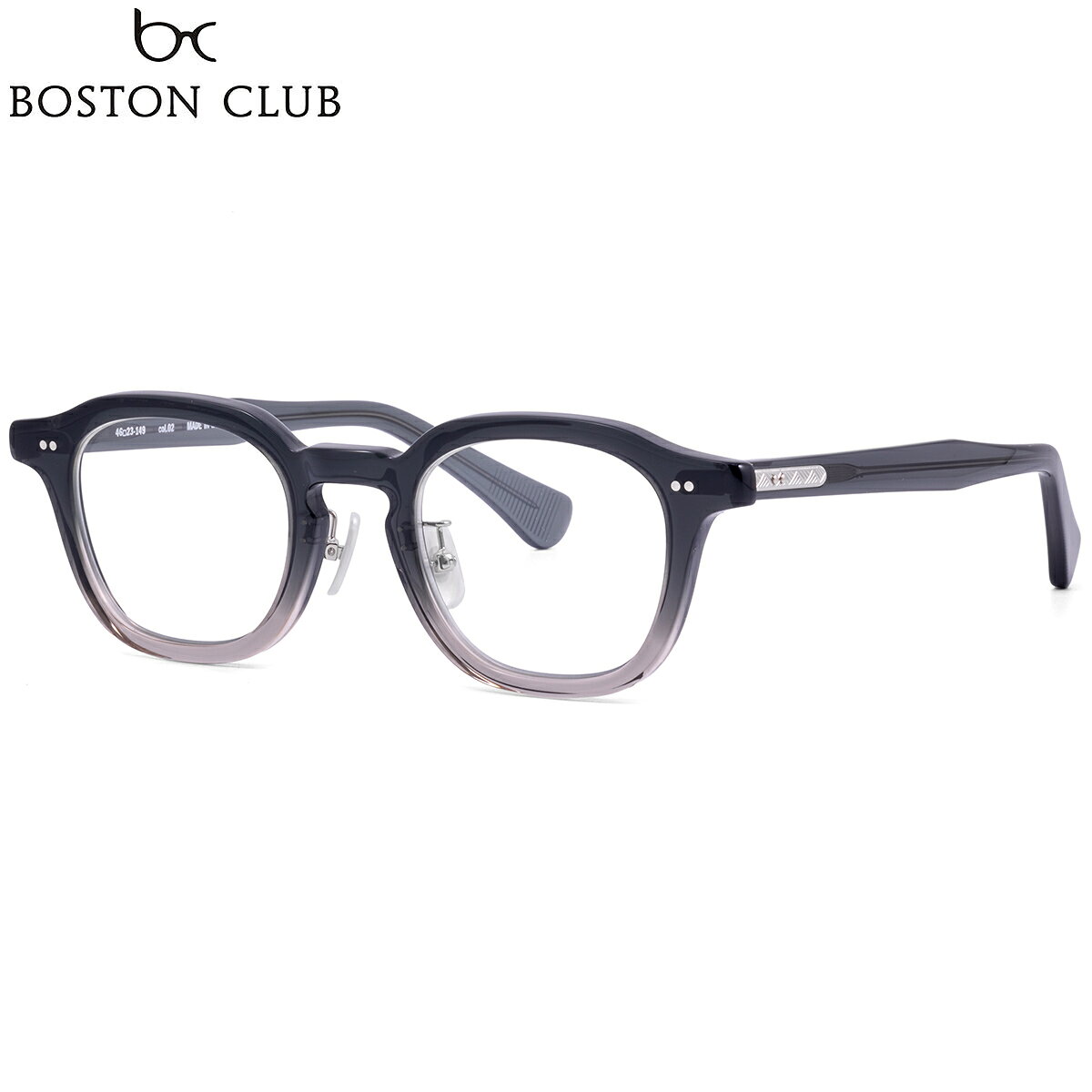 樂天商城 - ボストンクラブ ALLEN 02 46 メガネ 伊達メガネレンズ付 BOSTON CLUB アレン 国産 メイドインジャパン 日本製 鯖江 メンズ レディース
