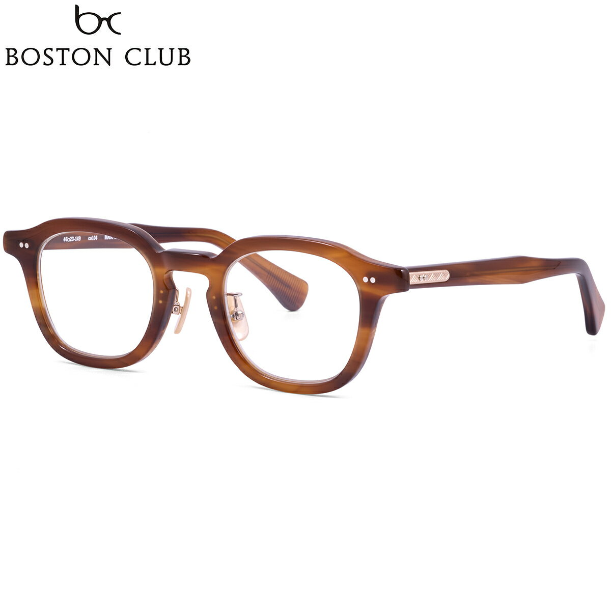 樂天商城 - ボストンクラブ ALLEN 04 46 メガネ 伊達メガネレンズ付 BOSTON CLUB アレン 国産 メイドインジャパン 日本製 鯖江 メンズ レディース