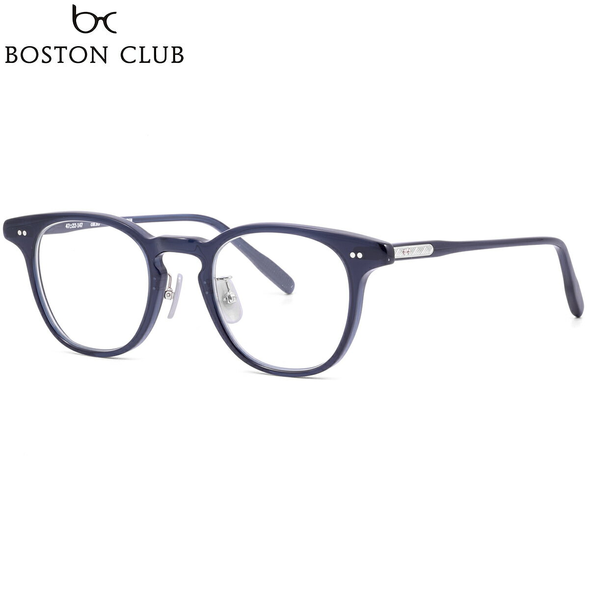 樂天商城 - ボストンクラブ PATRICK 03 47 メガネ 伊達メガネレンズ付 BOSTON CLUB パトリック 国産 メイドインジャパン 日本製 鯖江 メンズ レディース