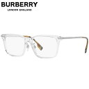 バーバリー BE2378F 3024 55 メガネ BURBERRY ELLIS エリス クリア 透明 トランスパレント Made in Itary メンズ レ...