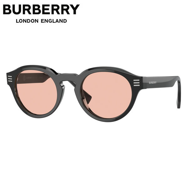 バーバリー バーバリー BE4404F 300184 50 サングラス BURBERRY B STRIPE キーホールブリッジ ピンク made in Italy メンズ レディース