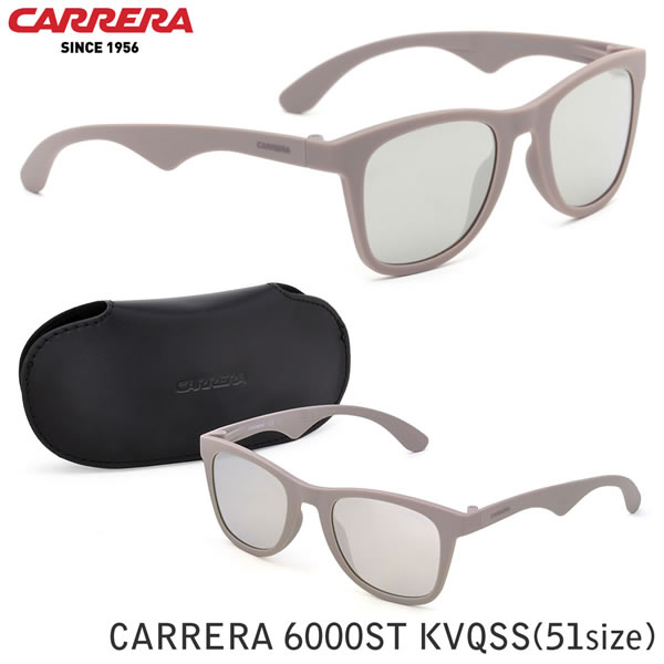 大幅値下げ CARRERA カレラ サングラス CARRERA 6000ST KVQSS 51サイズ ウェリントン ミラー カレラ CARRERA carrera メンズ レディース