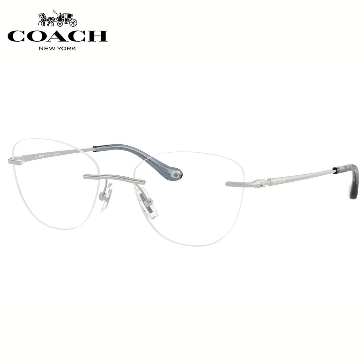 No Rim - コーチ HC5185 9001 52 メガネ COACH 縁無し メンズ レディース